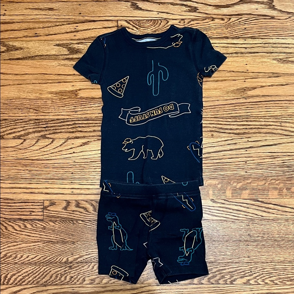 J. Crew Crewcuts Toddler Boys Short Pajamas, size 3